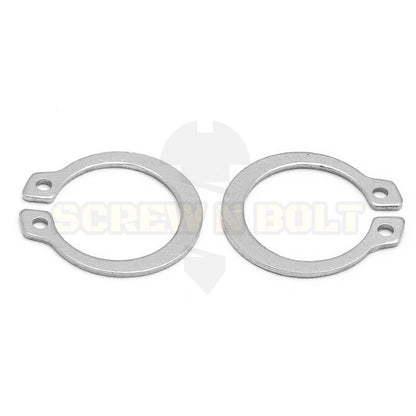 แหวนล็อค นอก ตัว C รัดเพลา สแตนเลส 304 - dia 62 - 100 mm. / External Retaining Snap Ring SUS304