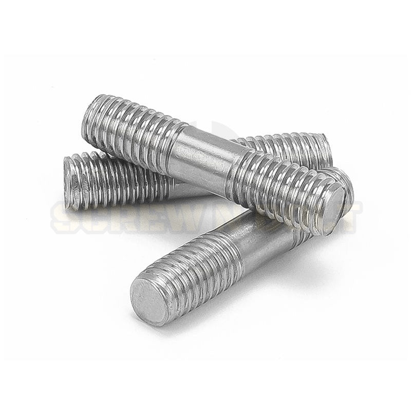 สตัด โบลท์  เกลียวไม่ตลอด สแตนเลส 304 เกลียวมิล 2 ข้าง M24 / 2 Thread End Stud Bolt SUS304