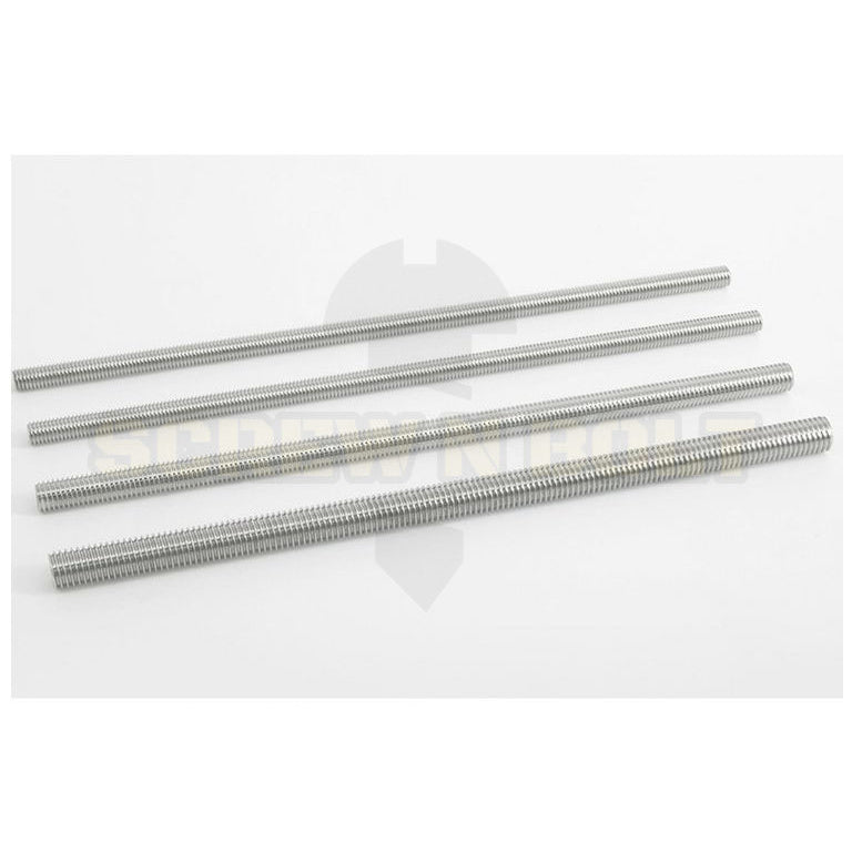 สตัด โบลท์ ตลอด ยาว 1 เมตร สแตนเลส 304 เกลียวมิล หยาบ M14 M16 M18 / Stud Bolt Thread Rod 1 Meter SUS304