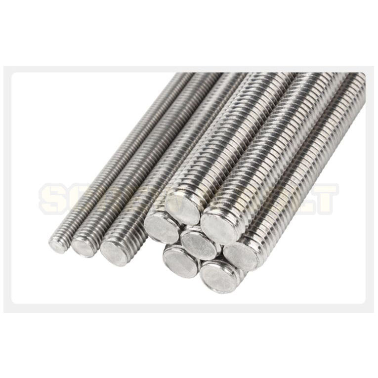 สตัด โบลท์ เกลียวตลอด ยาว 16-100 มม. สแตนเลส 304 เกลียวมิล หยาบ M4 / Stud Bolt Thread Bolt 16-100 mm.