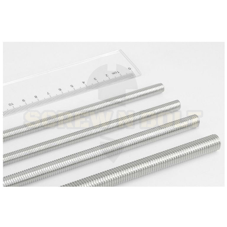 สตัด โบลท์ ตลอด ยาว 1 เมตร สแตนเลส 304 เกลียวมิล หยาบ M8 M10 M12 / Stud Bolt Thread Rod 1 Meter SUS304