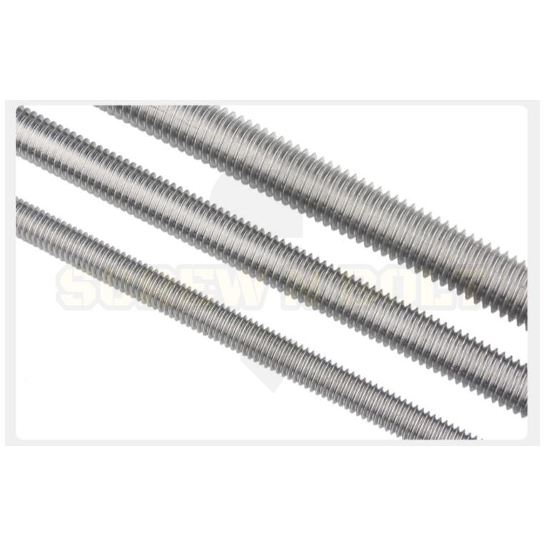สตัด โบลท์ เกลียวตลอด ยาว 16-100 มม. สแตนเลส 304 เกลียวมิล หยาบ M5 / Stud Bolt Thread Bolt 16-100 mm.