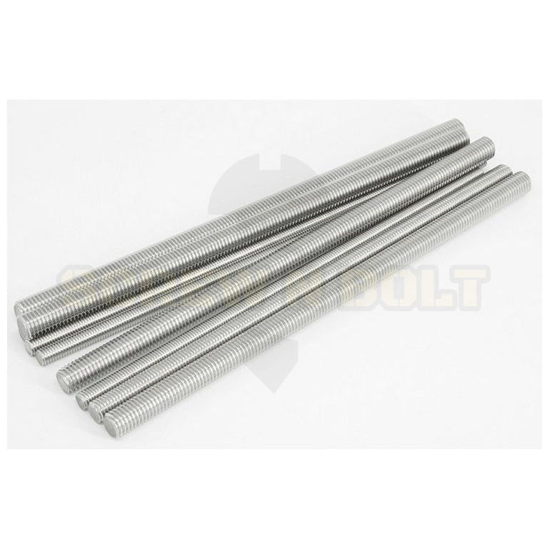 สตัด โบลท์ ตลอด ยาว 1 เมตร สแตนเลส 304 เกลียวมิล หยาบ M8 M10 M12 / Stud Bolt Thread Rod 1 Meter SUS304