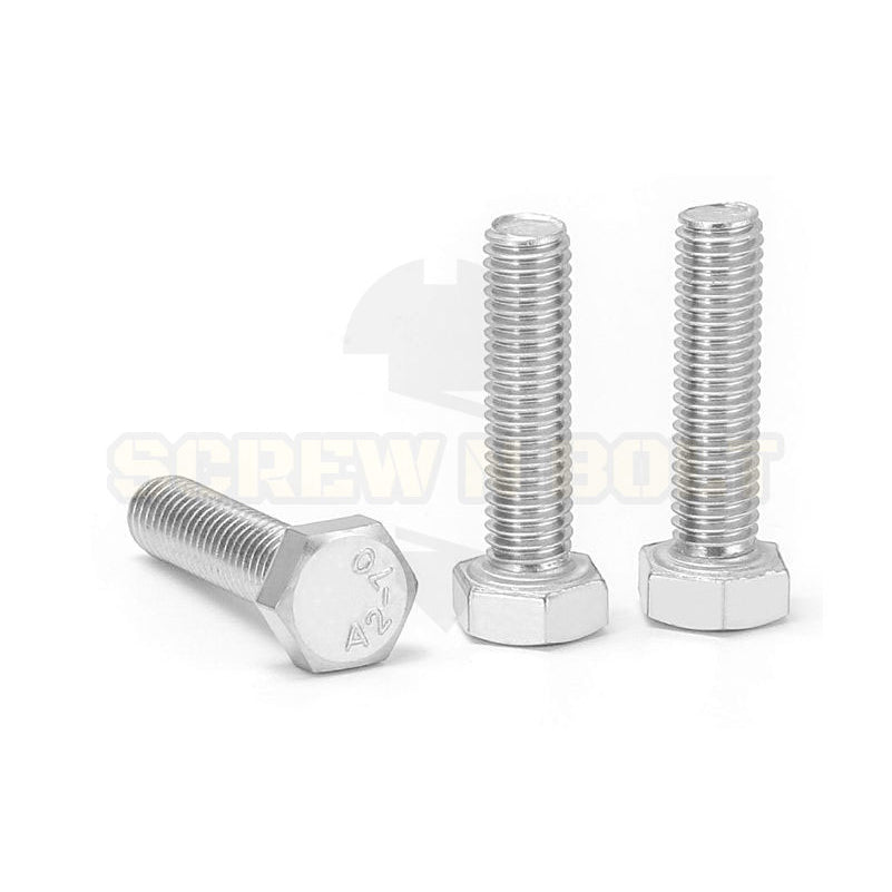 น็อต สกรู หัวเหลี่ยม สแตนเลส 304 เกลียวหุน "ละเอียด" #10 1/4 5/16 3/8 / Hexagon Head Screw/Bolt UNF Thread SUS304