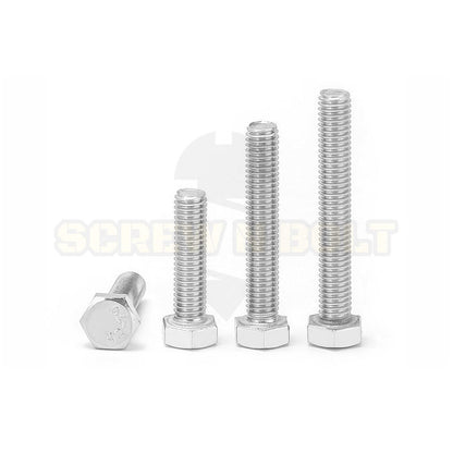 น็อต สกรู หัวเหลี่ยม สแตนเลส 304 เกลียวหุน "ละเอียด" #10 1/4 5/16 3/8 / Hexagon Head Screw/Bolt UNF Thread SUS304