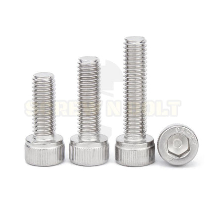 น็อต สกรู หัวจม สแตนเลส 304 เกลียวหุน หยาบ #6 #8 / Cap Hex Socket UNC Machine Screw SUS304