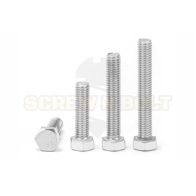 น็อต สกรู หัวเหลี่ยม สแตนเลส 304 เกลียวหุน "ละเอียด" 7/16 1/2(4หุน) / Hexagon Head Screw/Bolt UNF Thread SUS304