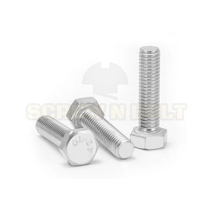น็อต สกรู หัวเหลี่ยม สแตนเลส 304 เกลียวหุน "ละเอียด" #10 1/4 5/16 3/8 / Hexagon Head Screw/Bolt UNF Thread SUS304