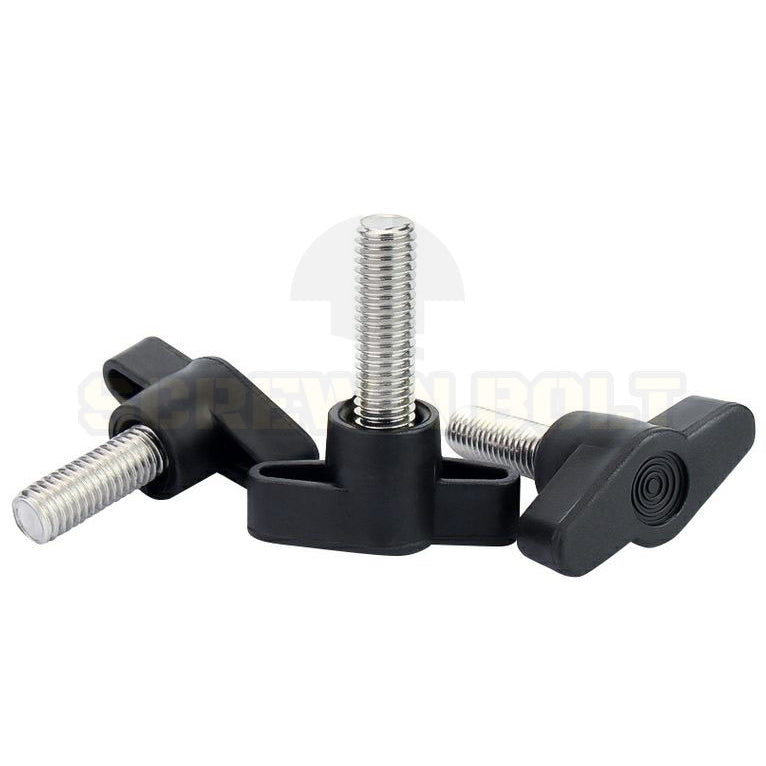 น็อต ลูกบิด ด้ามจับ มือหมุน ตัวที T สแตนเลส 304 กว้าง 35-40 มม. M5 M6 M8 / T GRIP KNOB BOLT SUS304