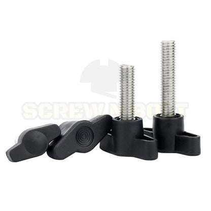 น็อต ลูกบิด ด้ามจับ มือหมุน ตัวที T สแตนเลส 304 กว้าง 27 มม. M4 M5 M6 / T GRIP KNOB BOLT SUS304