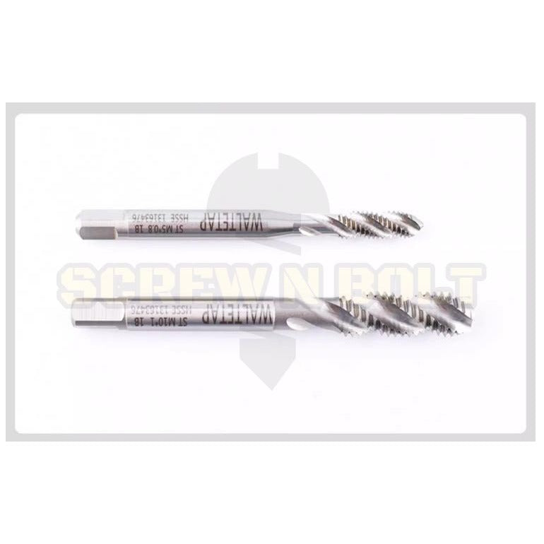 ดอกต๊าปเกลียว ร่องเลื้อย HSS-E รูตัน/รูทะลุ เศษขึ้นบน เหมาะงานอลูมิเนียม สังกะสี หุน หยาบ 1/4 - 3/4 / UNC Spiral Tap