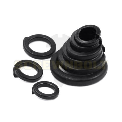 แหวนสปริง แหวนรอง กันคลาย เหล็กแข็ง 8.8 รมดำ - M2 - M36 / 8.8 Grade Spring Washer Black Oxide